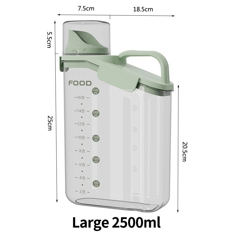 (Pet Time)Cat food storage bucket Dog food sealed bucket Moisture resistant grain storage bucket Sealed pet food bucket