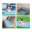 Cooling Pet Summer Ice Silk Mat from PetTime, soft and breathable for pets to stay cool during hot weather.