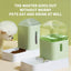 PetTime automatic cat and dog water dispenser and feeder, featuring a sleek design with water and food compartments for pets.