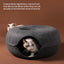 PetTime felt cat nest and donut tunnel for four seasons, cozy and universal pet bed with soft, plush material for cats.