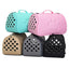 PetTime portable pet bag with adjustable straps and mesh panels for easy carrying and ventilation during travel.