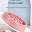 PetTime slow eating anti-slip food bowl for pets, featuring a non-slip bottom and durable design for preventing fast eating.