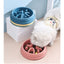 PetTime slow eating anti-slip food bowl with non-slip bottom designed to prevent pets from eating too quickly.