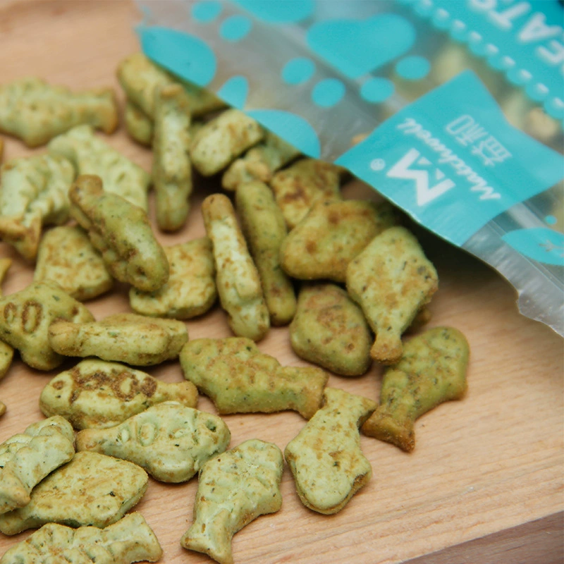 PetTime catnip snack cookies for cats, featuring crunchy biscuits infused with fresh catnip, in a colorful packaging.