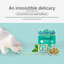 PetTime catnip snack cookies and biscuits for cats, showing crispy treats with catnip flavor in a close-up image.