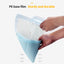 PetTime pet dog pee pads with lemon scent, absorbent training pads for indoor use, shown with folded pads on a surface.