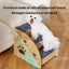 PetTime wooden pet staircase with anti-slip steps, designed to help small pets climb easily and safely.