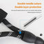 PetTime nylon elastic traction rope for dogs, showing a close-up of the durable, flexible leash with metal clasp and padded handle.