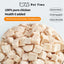 PetTime freeze-dried pet snacks bucket with assorted treats, featuring colorful packaging and a variety of natural dog and cat snacks.