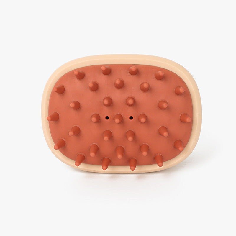 PetTime Pet Shower Beauty Massage Brush with soft bristles, ideal for gentle pet bathing and skin massage.