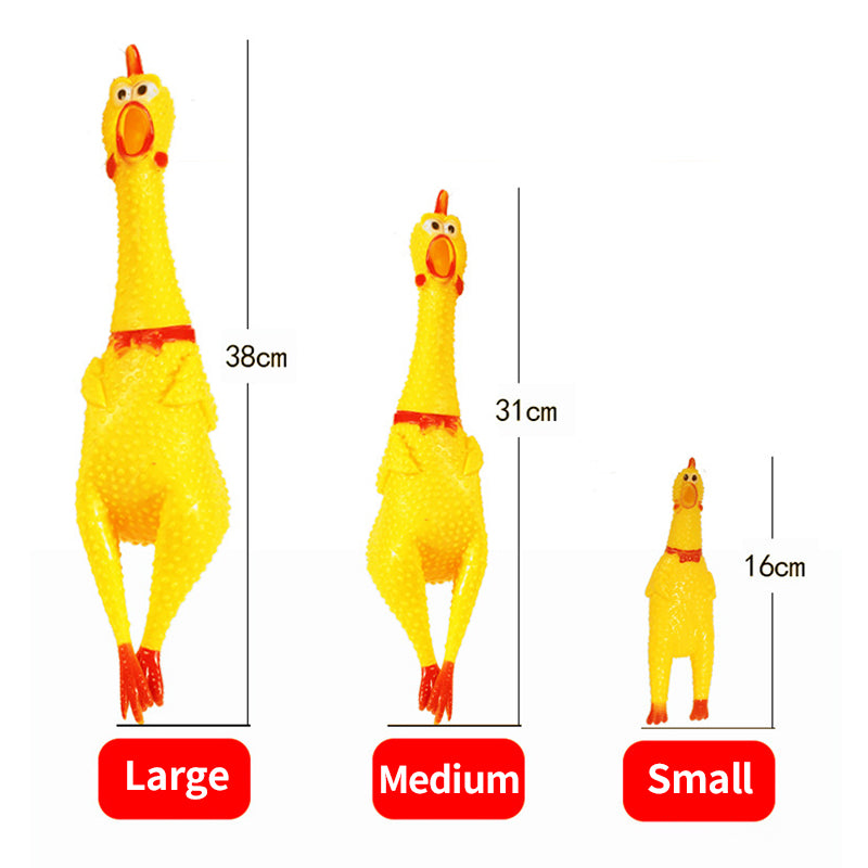 PetTime dog squeaky chew toy with colorful rubber design, perfect for playful and energetic dogs.
