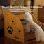 PetTime wooden pet staircase with anti-slip steps, designed to help pets easily climb onto furniture or beds.