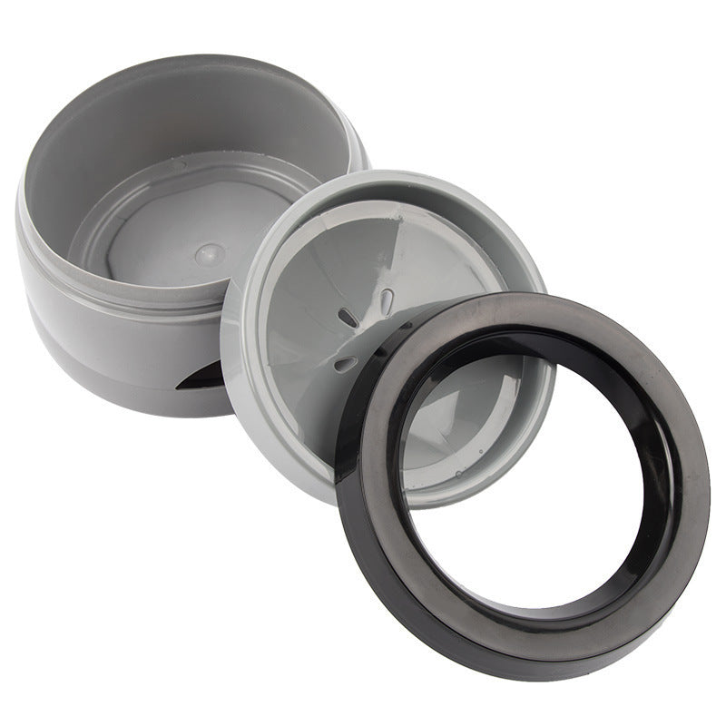 PetTime Meianju pet water bowl with a wide, shallow design for easy drinking and hydration for small animals or cats.
