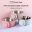 PetTime fixed hanging 2-in-1 anti-overturning pet bowl with sturdy design and secure mounting for easy feeding.