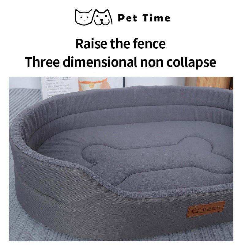 PetTime dog moisture-proof and bite-resistant sleeping pad with cushioned surface and durable fabric for comfortable rest.