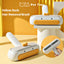 PetTime double-sided pet hair removal brush with textured surfaces for effective fur removal from furniture and pet coats.