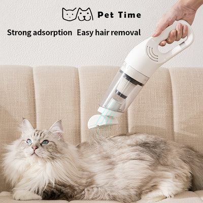 PetTime Pet Hair Absorber with strong suction force on a surface, designed for removing pet hair efficiently.