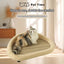 PetTime sisal cat scratching board and cozy cat bed with soft cushions, designed for feline comfort and entertainment.