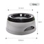 PetTime Meianju pet water bowl with stainless steel design, featuring a wide, shallow basin for easy pet drinking.