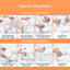 PetTime DONO Dog absorbent sanitary pads shown with soft, absorbent surface and leak-proof backing for pet hygiene.