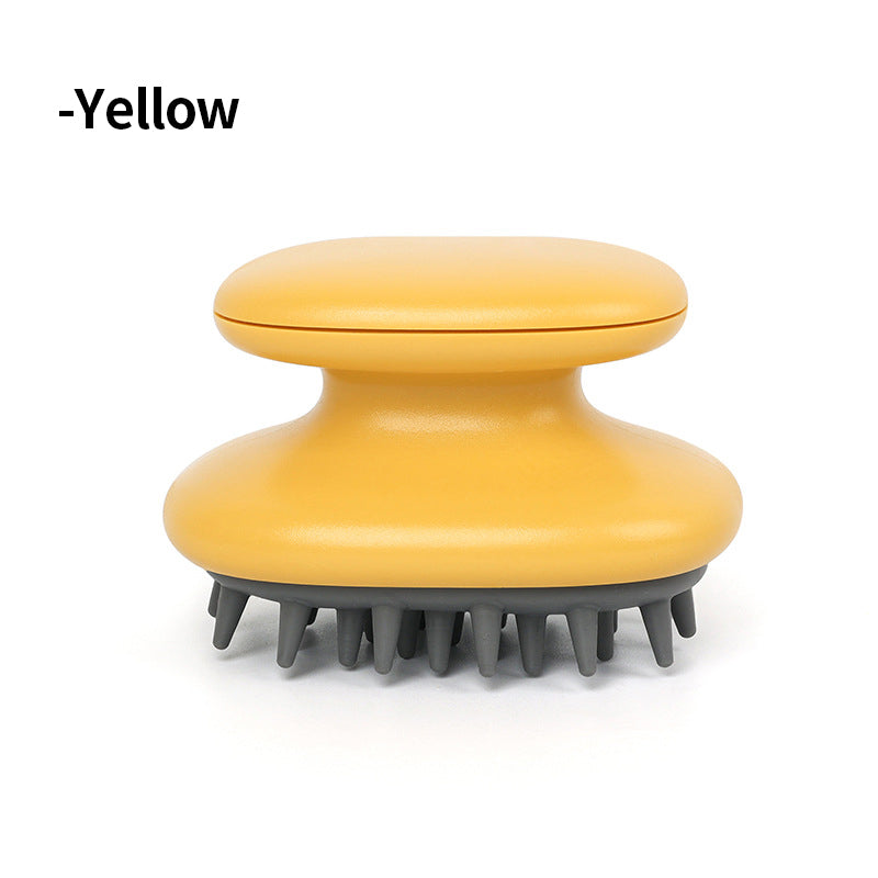 PetTime Pet Shower Beauty Massage Brush for pets, showing soft bristles and ergonomic handle for gentle grooming.