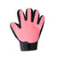 PetTime pet massage shower gloves with textured surface for gentle bathing and grooming of dogs and cats.