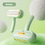 PetTime double-sided pet hair removal brush with ergonomic handle and dual cleaning surfaces for effective pet hair removal.