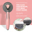 PetTime Pet Brush Pakeway self-cleaning grooming brush in pink, with a cute and ergonomic design for easy pet grooming.