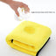 Soft and absorbent PetTime pet bath towel draped over a towel rack, showing plush fabric ideal for drying pets.
