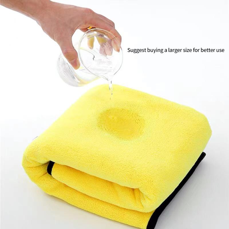 Soft and absorbent PetTime pet bath towel draped over a towel rack, showing plush fabric ideal for drying pets.