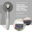 PetTime Pet Brush Pakeway self-cleaning grooming brush in elegant grey with ergonomic handle for professional pet grooming.
