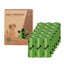 PetTime dog poop bags for waste collection, roll of biodegradable excrement disposal bags on a white background.