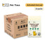 Natural clumping tofu cat litter in a 10-bag value bundle by PetTime, with bags stacked and labeled for easy identification.