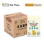 Natural clumping tofu cat litter in a 10-bag value bundle by PetTime, shown in a stack with bags displaying the product label.
