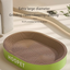 PetTime Cat Scratch Board Nest showing a cozy, natural wood scratch pad with sisal scratching surfaces and a comfortable nesting area for cats.