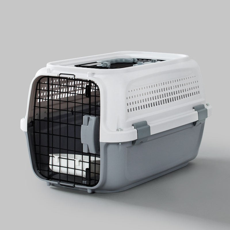 （Pet Time）Cat air box pet checked out travel portable portable cat cage cat bag dog car transport box