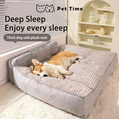 PetTime soft sleeping pet bed mat with cushioned surface, perfect for small dogs and cats to rest comfortably.
