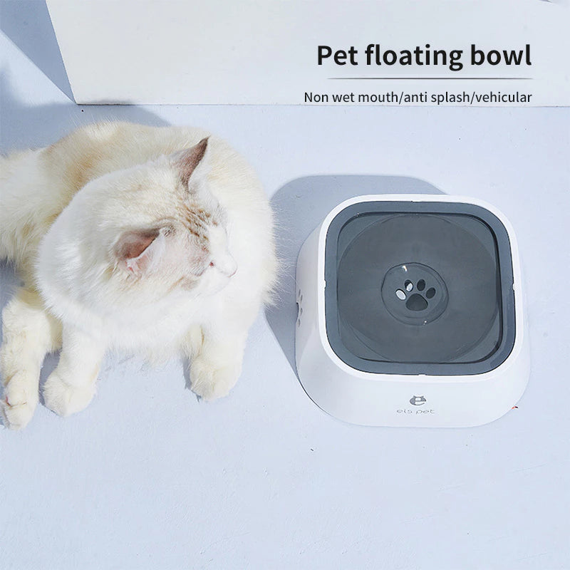 PetTime dog drinking bowl with stainless steel design, featuring a wide rim and durable construction for easy pet hydration.