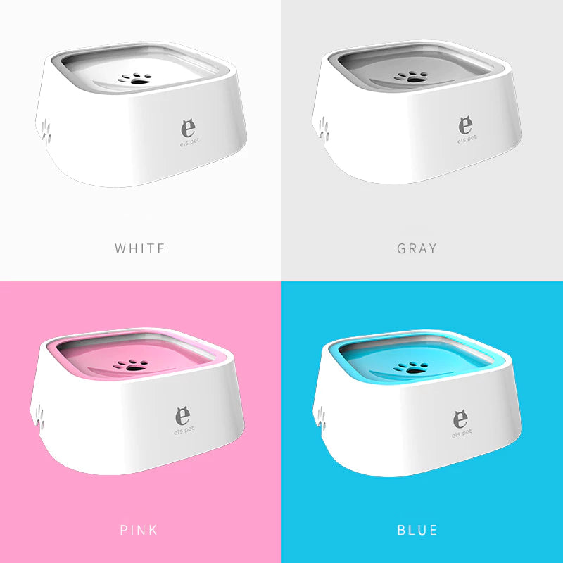 PetTime dog drinking bowl with stainless steel design, featuring a wide bowl for easy access and hydration.