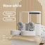 PetTime automatic hanging cage water dispenser for pets, with a clear plastic water reservoir and hanging attachment.