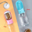 PetTime outdoor 2-in-1 pet water bottle showing a portable water dispenser with a leak-proof design for dogs and cats.