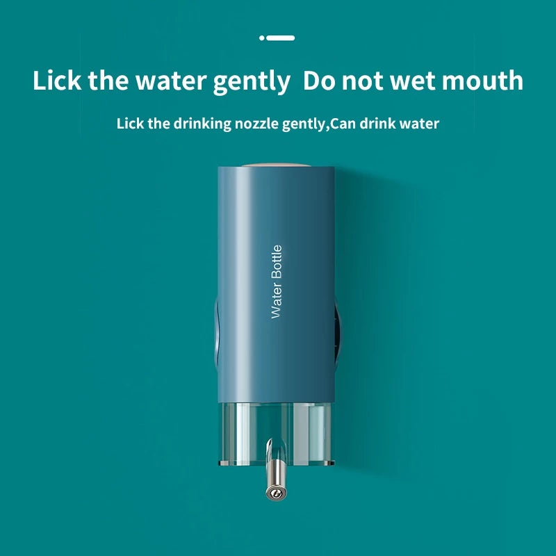 PetTime automatic hanging pet water dispenser showing a hanging water bottle and bowl for pets, easy to refill and use.