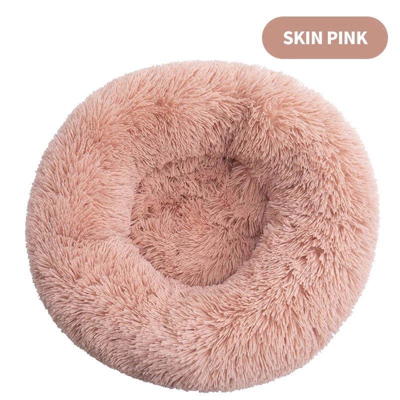 Soft plush pet nest mattress by PetTime for dogs and cats, featuring a cozy, cushioned design for comfortable rest.