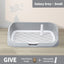 （Pet Time）Dog toilet pee tray Double layer large and small high guardrail dog bedpan splash proof pet toilet
