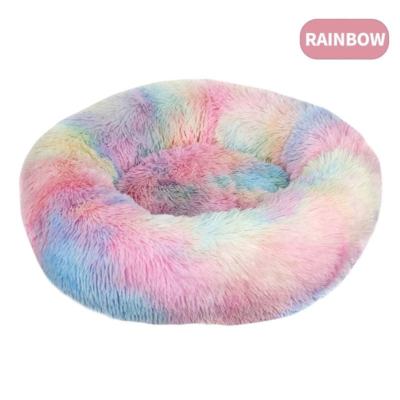 PetTime plush dog and cat pet nest mattress with soft, cozy bedding for comfort and warmth.