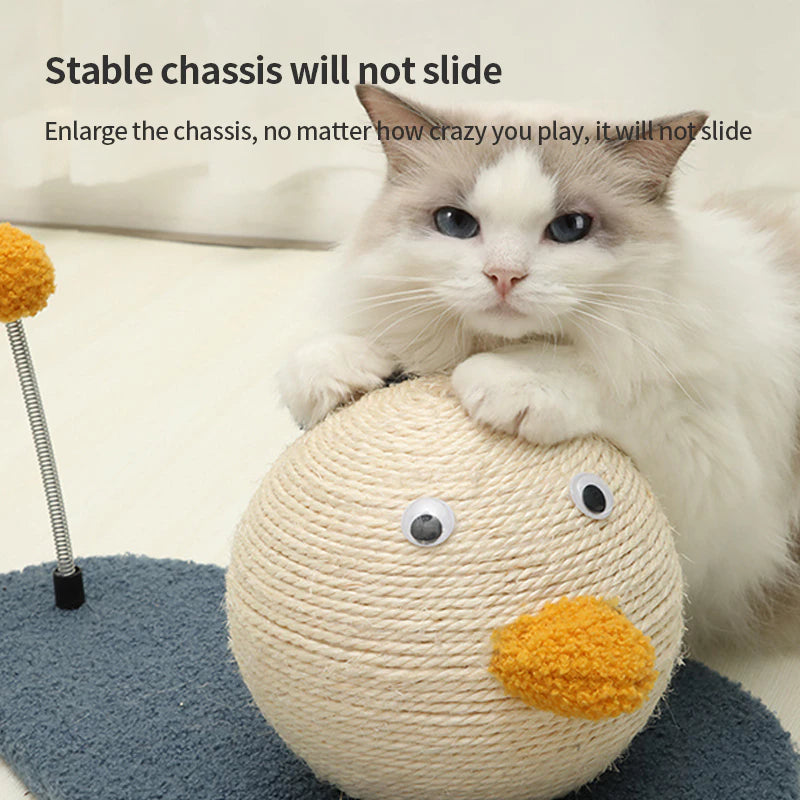 PetTime cat grabbing ball frame toy with colorful balls and sturdy frame for interactive feline play and exercise.