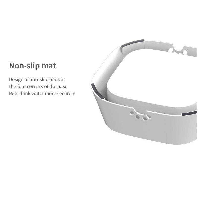 （Pet Time）Dog drinking bowl Anti splash pet floating bowl Car mounted floating water dispenser Anti overturn