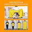 （Pet Time）Pet towel dog cat quick drying bath towel soft and absorbent coral velvet pet shower towel