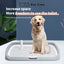 PetTime dog splash-proof pet toilet with durable, water-resistant surface for easy cleaning and outdoor use.