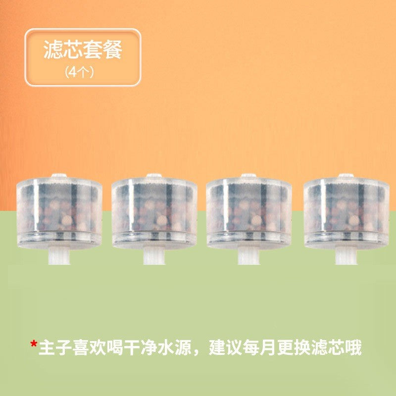 （Pet Time）Cat electric ceramic water dispenser flow automatic dog drinking water cycle feeding water pet supplies